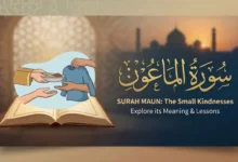 Surah Al-Maun Arabic text with English translation and transliteration