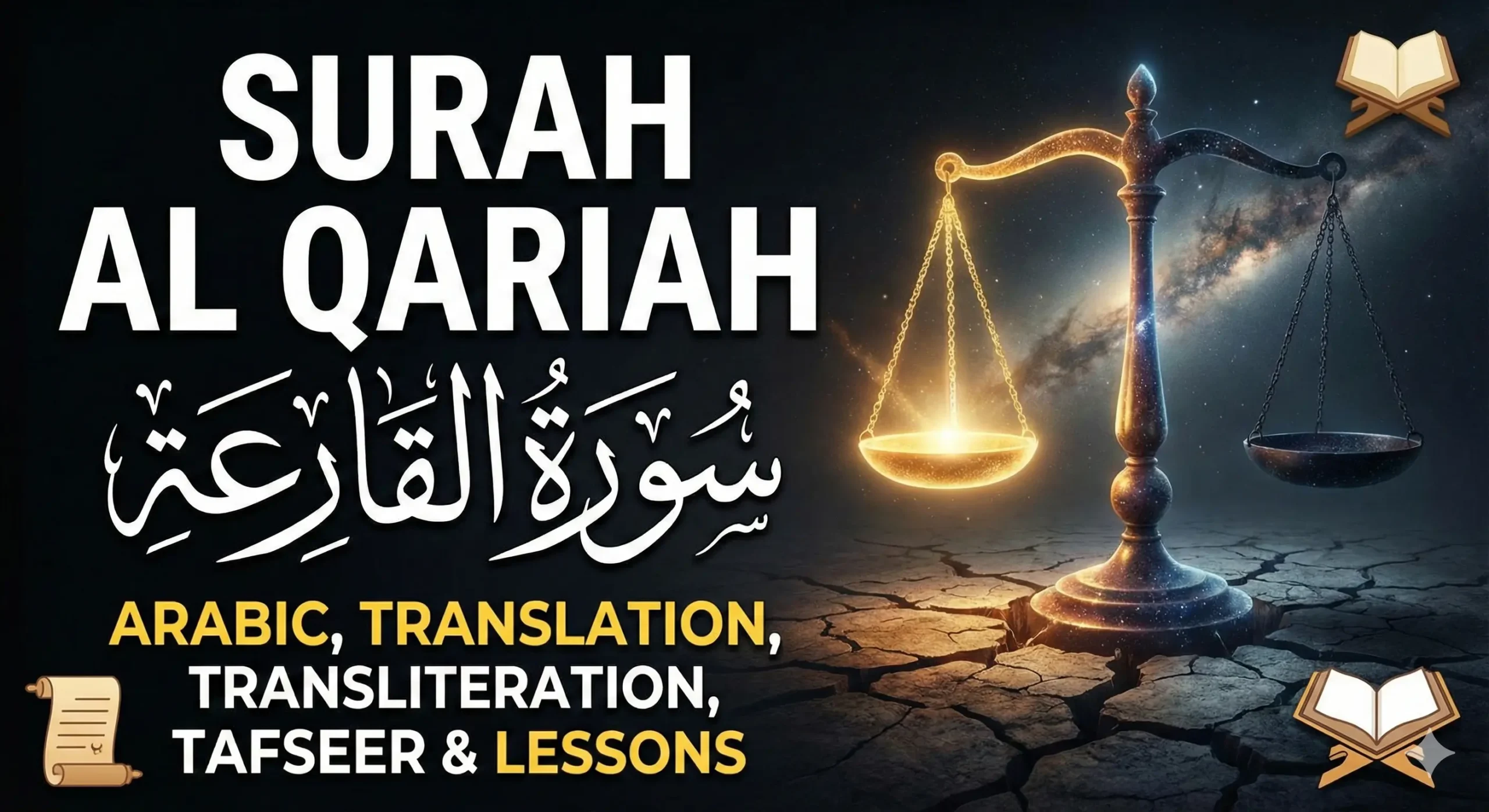 Surah Al-Qariah Arabic, English Translation and Transliteration