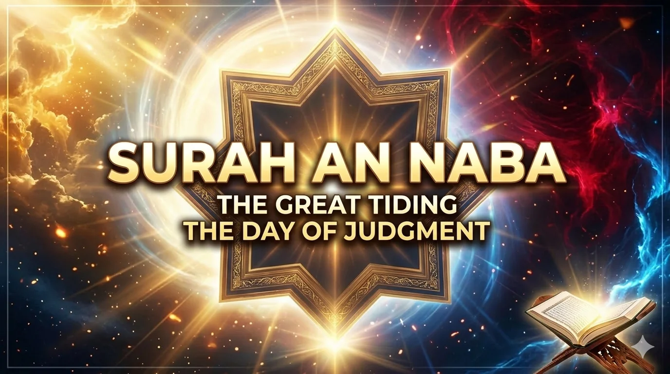 Surah An-Naba Arabic text with English translation and transliteration from the Quran.