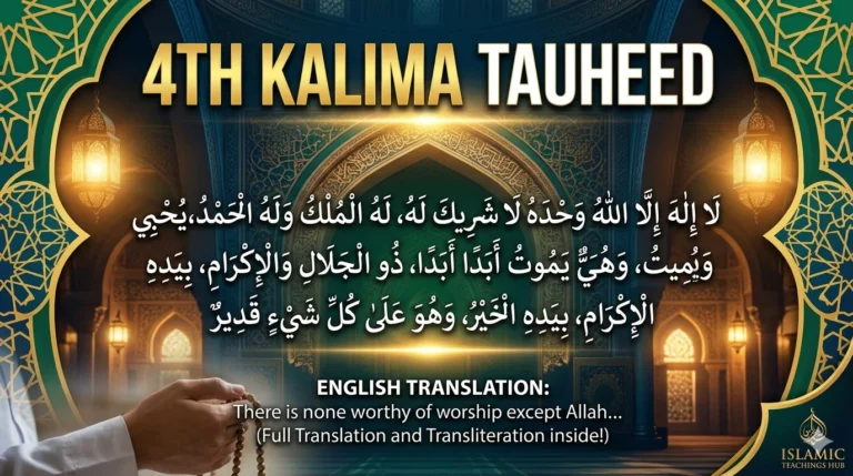 Kalima Tauheed in Arabic with English translation and transliteration
