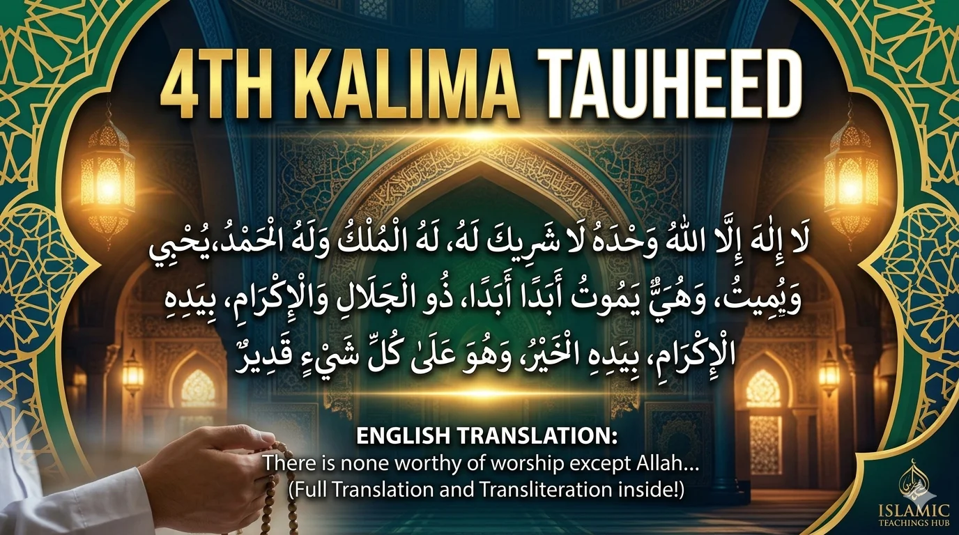 Kalima Tauheed in Arabic with English translation and transliteration