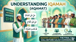Iqamah in Arabic with English translation and transliteration
