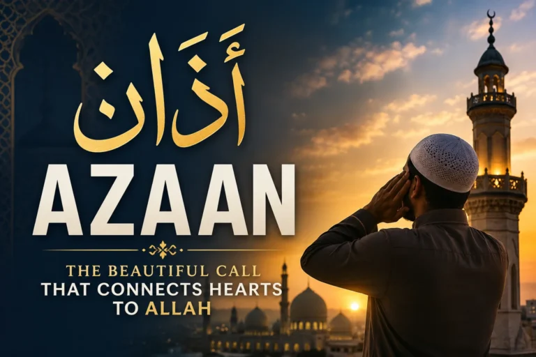Azaan in Arabic with English translation and transliteration