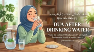 Dua After Drinking Water in Arabic with English translation and transliteration