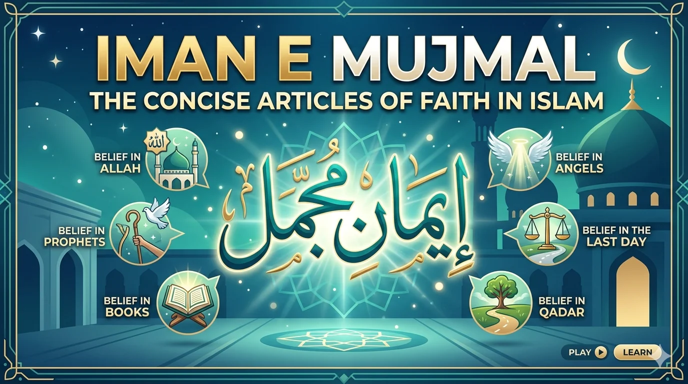 Iman e Mujmal in Arabic with English translation and transliteration