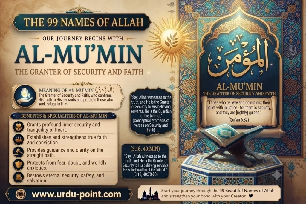 Al Mu'min – The Giver of Security | Meaning, Quran, Hadith & Benefits