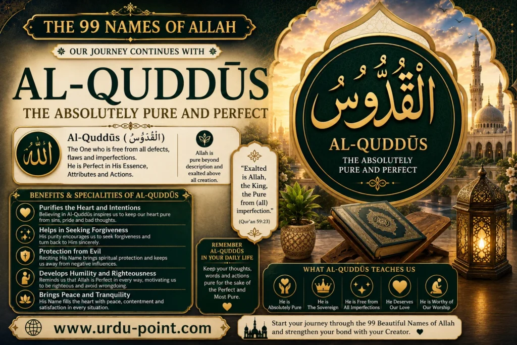 Al Quddus – The Most Holy | Meaning, Quran, Hadith & Benefits