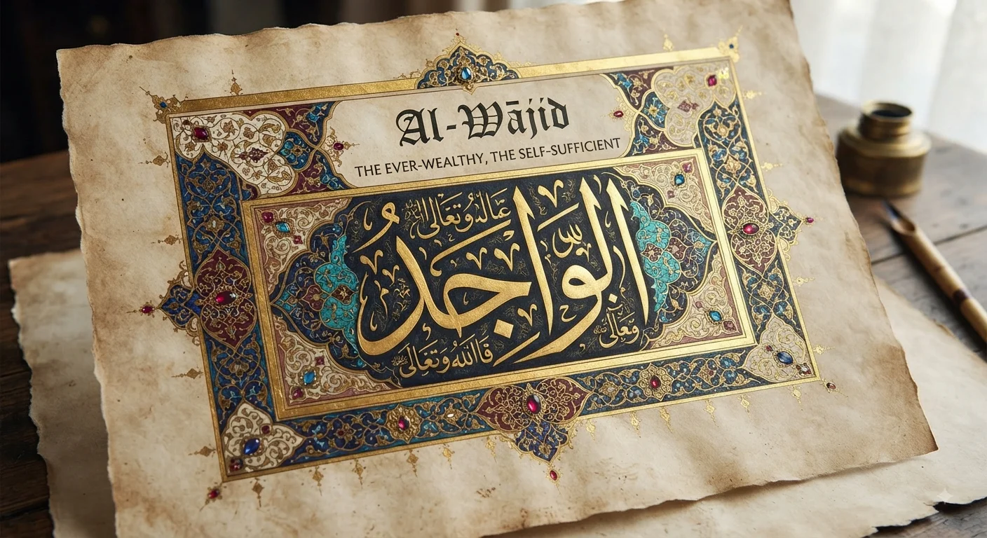 Al-Wajid Meaning – The One Who Finds, one of Allah's Beautiful Names
