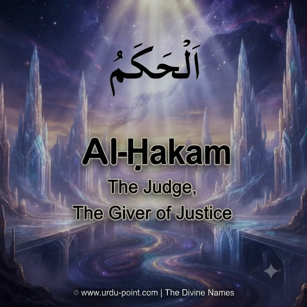 Al-Hakam Meaning – The Judge, one of Allah's 99 Beautiful Names with Quran, Hadith and benefits.