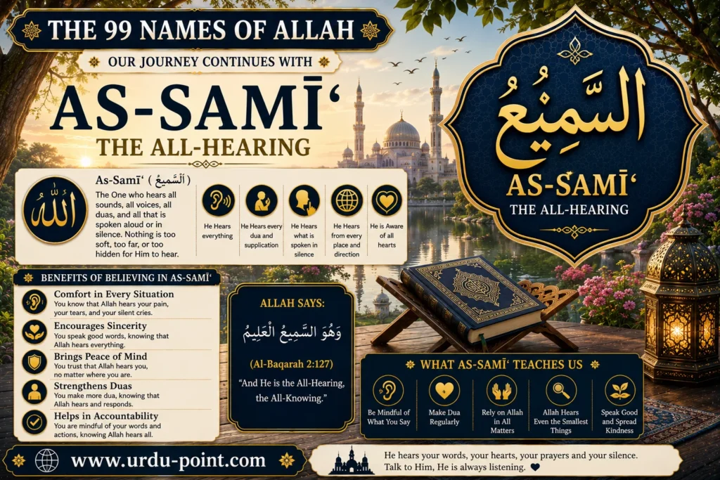 As Samee – The All-Hearing | Meaning, Quran, Hadith & Benefits