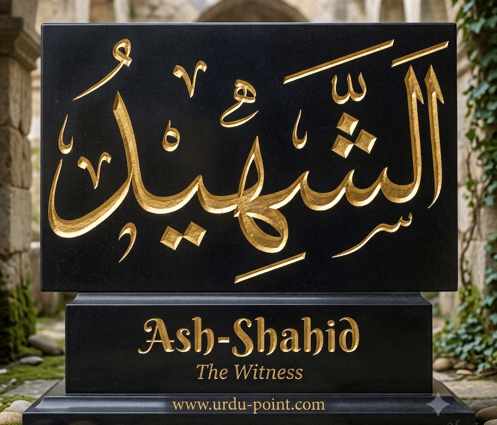 Ash-Shaheed Meaning – The Witness, one of Allah's Beautiful Names