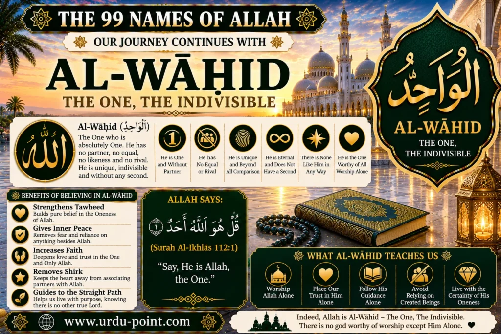 Al Wahid – The One | Meaning, Quran, Hadith & Benefits